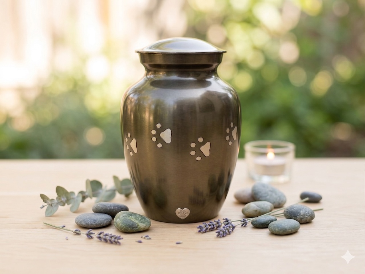 Paw Print Vase Urn